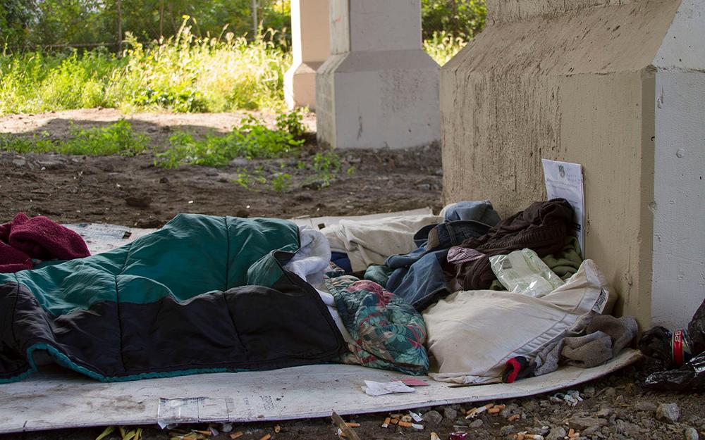homeless campsite
